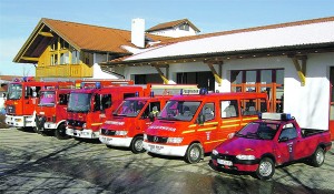 Feuerwehrfahrzeuge der Gemeinde Amerang